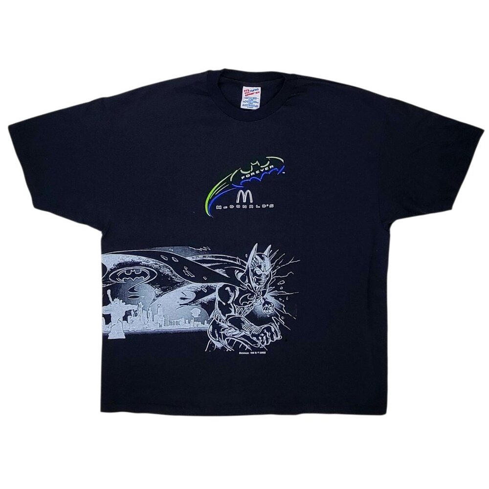 VTG 1995 Batman Forever McDonald’s Promo Tee XXL Single Stitch Hanes New Rare